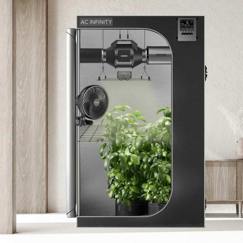 AC Infinity Advance Grow Zelt-System 90x90x180 | 3 Pflanzen-Set – Bild 9