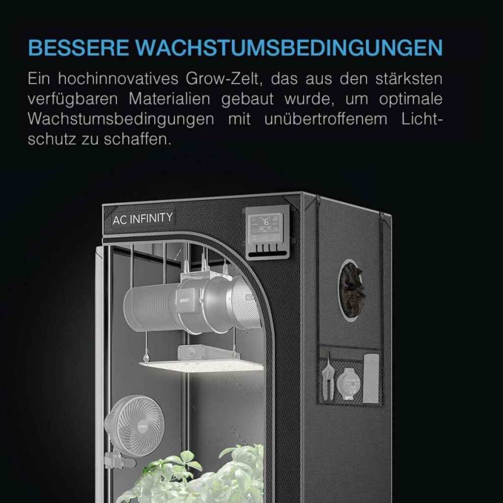 AC Infinity CLOUDLAB 722 | Advance Grow Zelt 60x60x180 cm – Bild 6