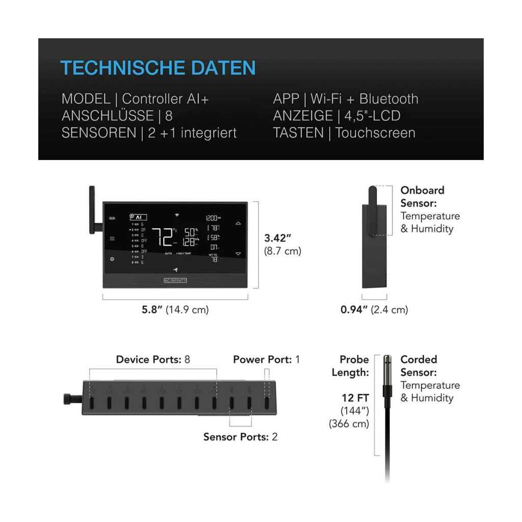 AC Infinity CONTROLLER AI+ – Bild 2