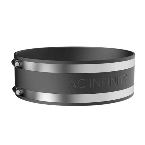 AC Infinity Geräuschreduzierende Klemme | Rohrverbinder mit Edelstahlklemmen | 200 mm