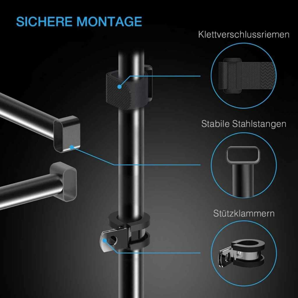 AC Infinity Grow-Zelt-Verstärkungs- und Montagestangen | 90 cm x 90 cm – Bild 2