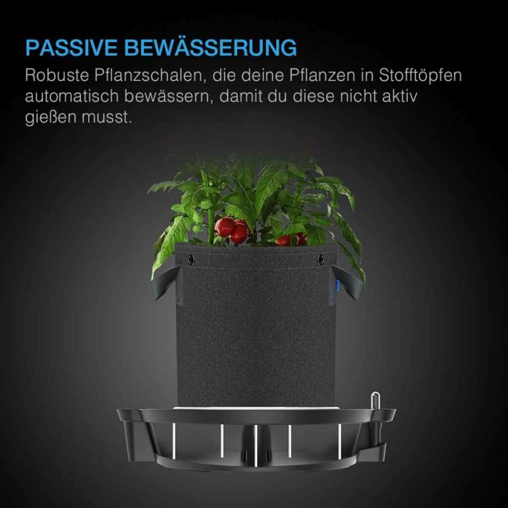 AC Infinity Bewässerungsbasis zur Selbstbewässerung von Stofftöpfen | 4er-Pack – Bild 3