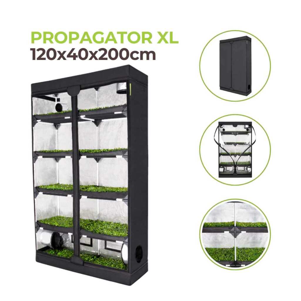 PROPAGATOR XL | 120x40x200 cm | Anzuchtbox | Garden Highpro – Bild 2