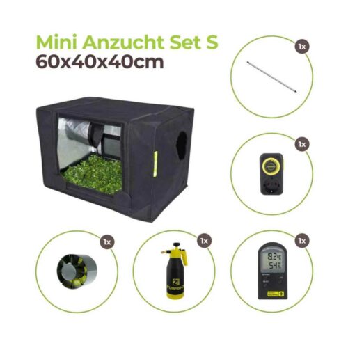 Mini Anzucht Set S mit LED Beleuchtung
