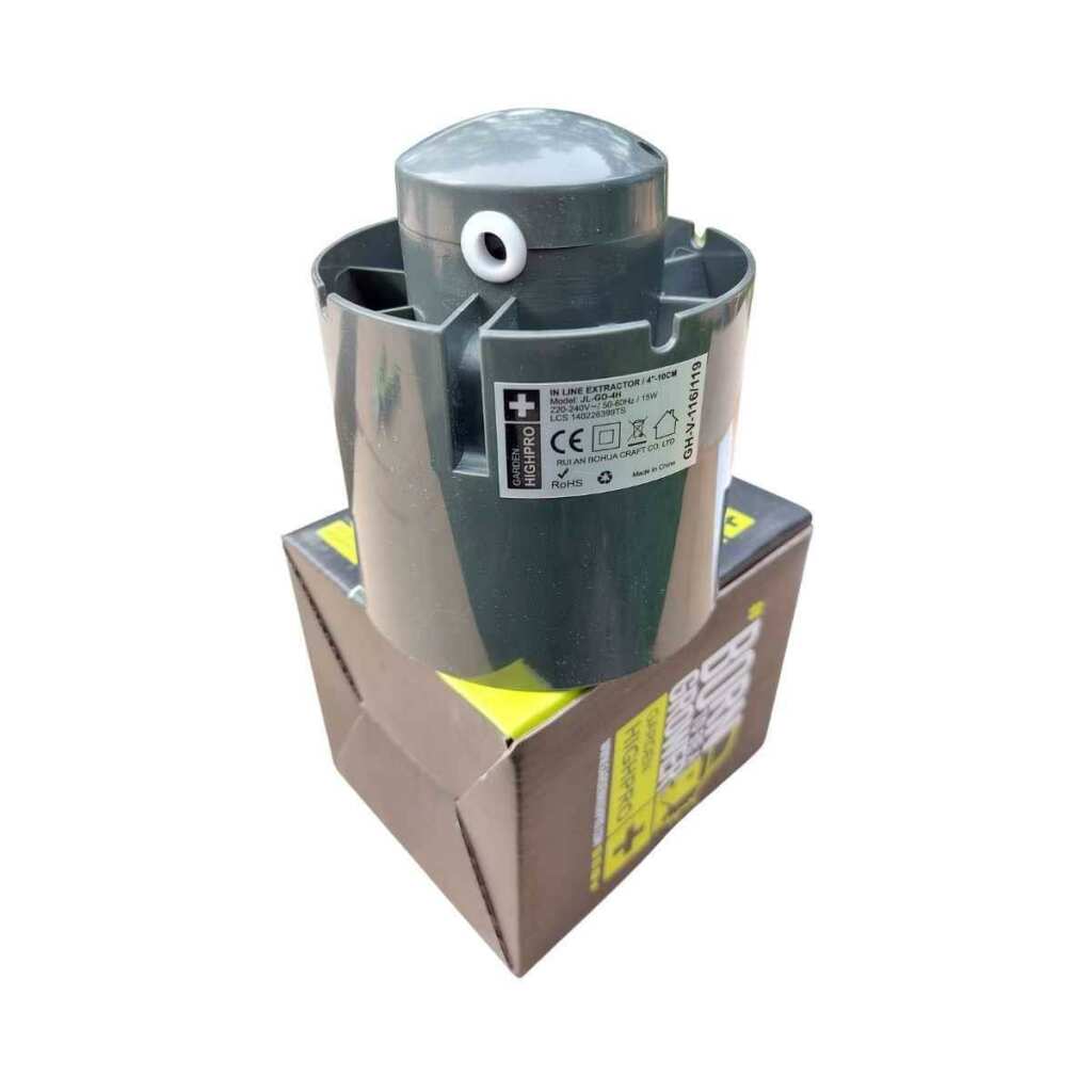 Lüfter Ø100mm | 106 m³/h | 15 Watt | Axiallüfter Inline | Garden Highpro – Bild 3