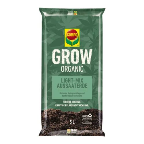 COMPO Grow Organic Aussaaterde | 5 Liter