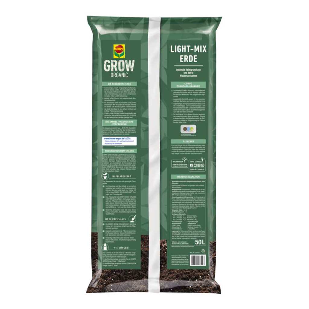 COMPO Grow Organic Light Mix | 50 Liter – Bild 2