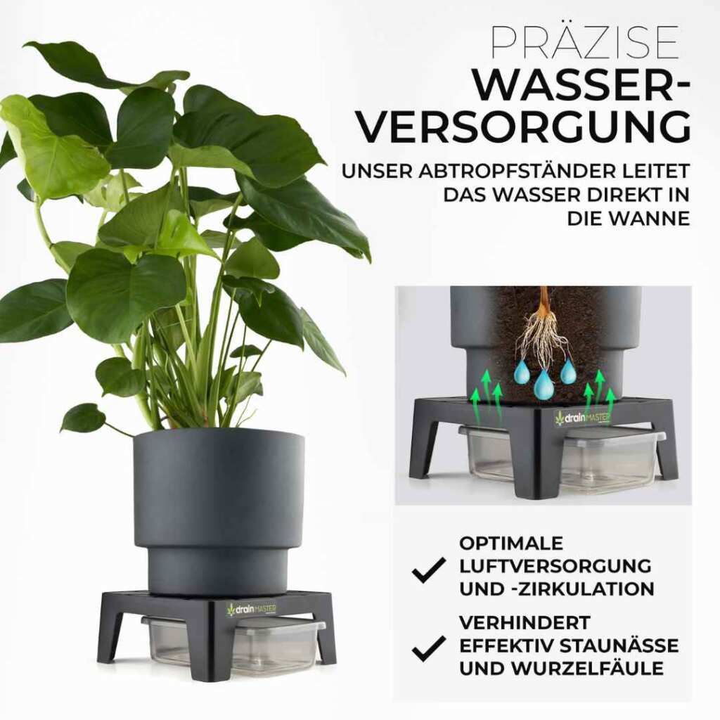 DrainMaster 4er Set | Blumentopf Untersetzer – Bild 20