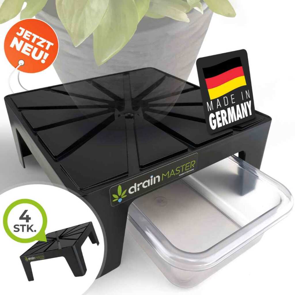 DrainMaster 4er Set | Blumentopf Untersetzer