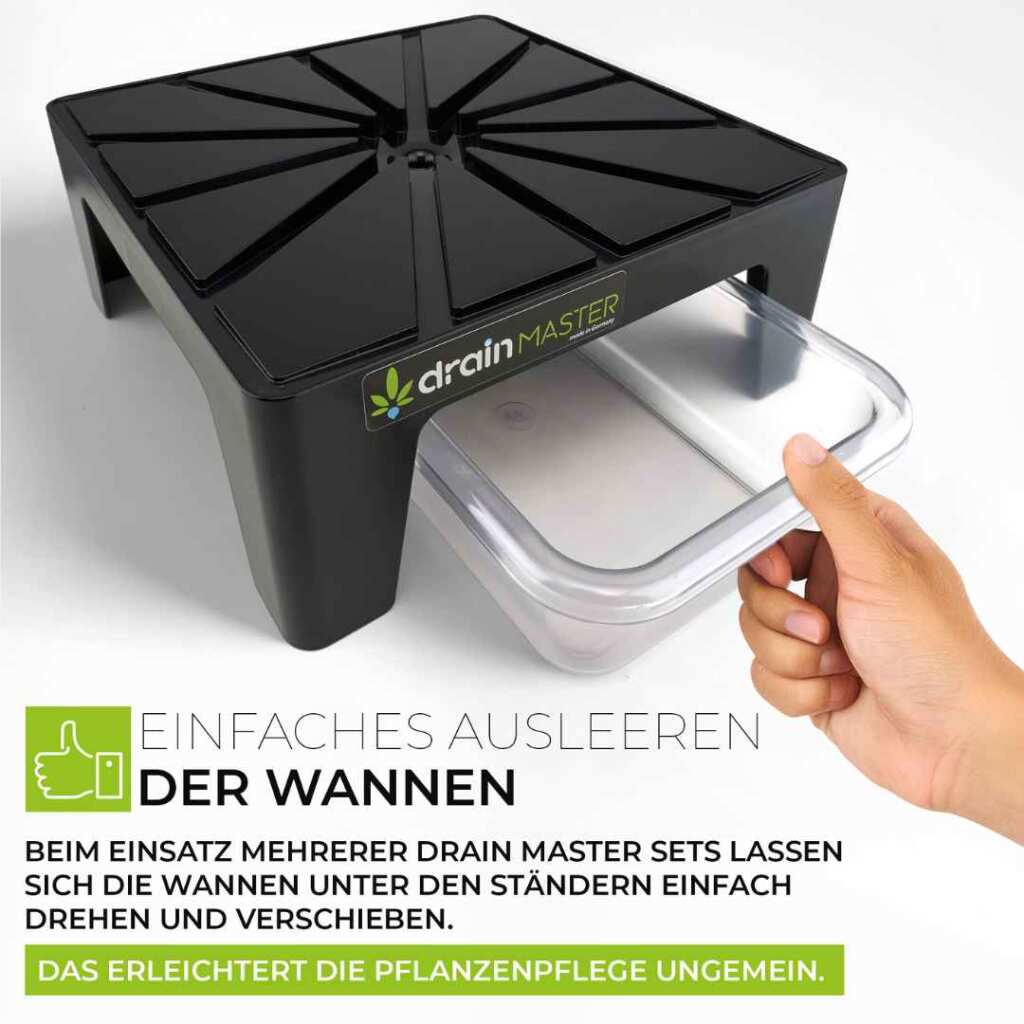 DrainMaster 4er Set | Blumentopf Untersetzer – Bild 24