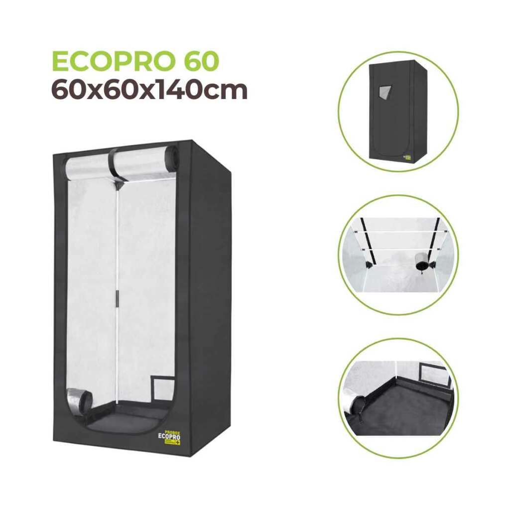 Growbox 60x60x140 cm | PROBOX ECOPRO 60 | Garden Highpro – Bild 2
