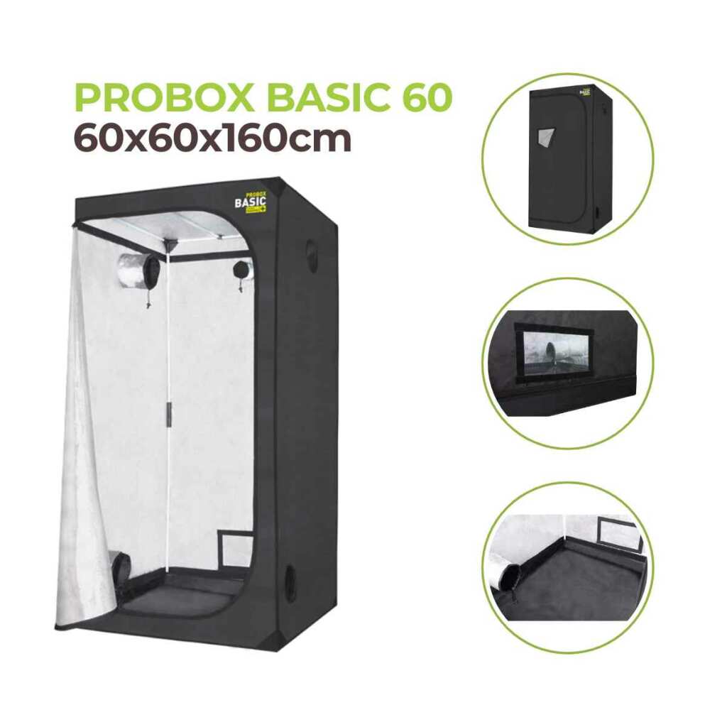 Growbox 60x60x160 cm | PROBOX BASIC 60 | Garden Highpro – Bild 2