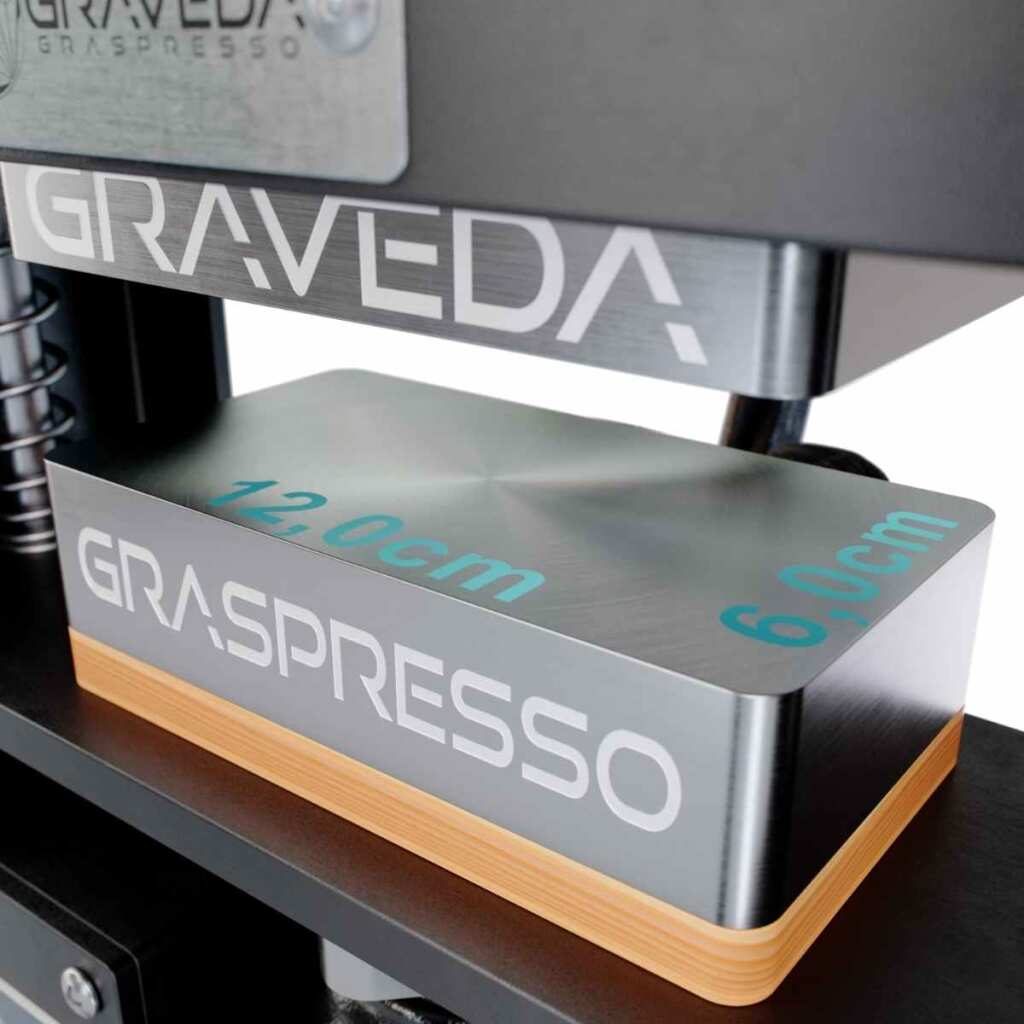 Graveda Graspresso Rosin Presse | hydraulisch | Platten 12x6cm | 10 Tonnen – Bild 2