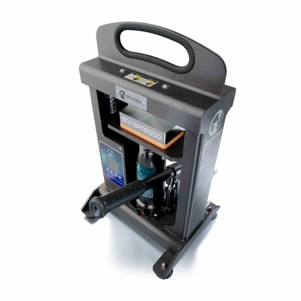 Graveda Graspresso Rosin Presse | hydraulisch | Platten 12x6cm | 10 Tonnen – Bild 3