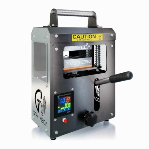 Graveda Graspresso Rosin Presse | hydraulisch | Platten 12x6cm | 5 Tonnen