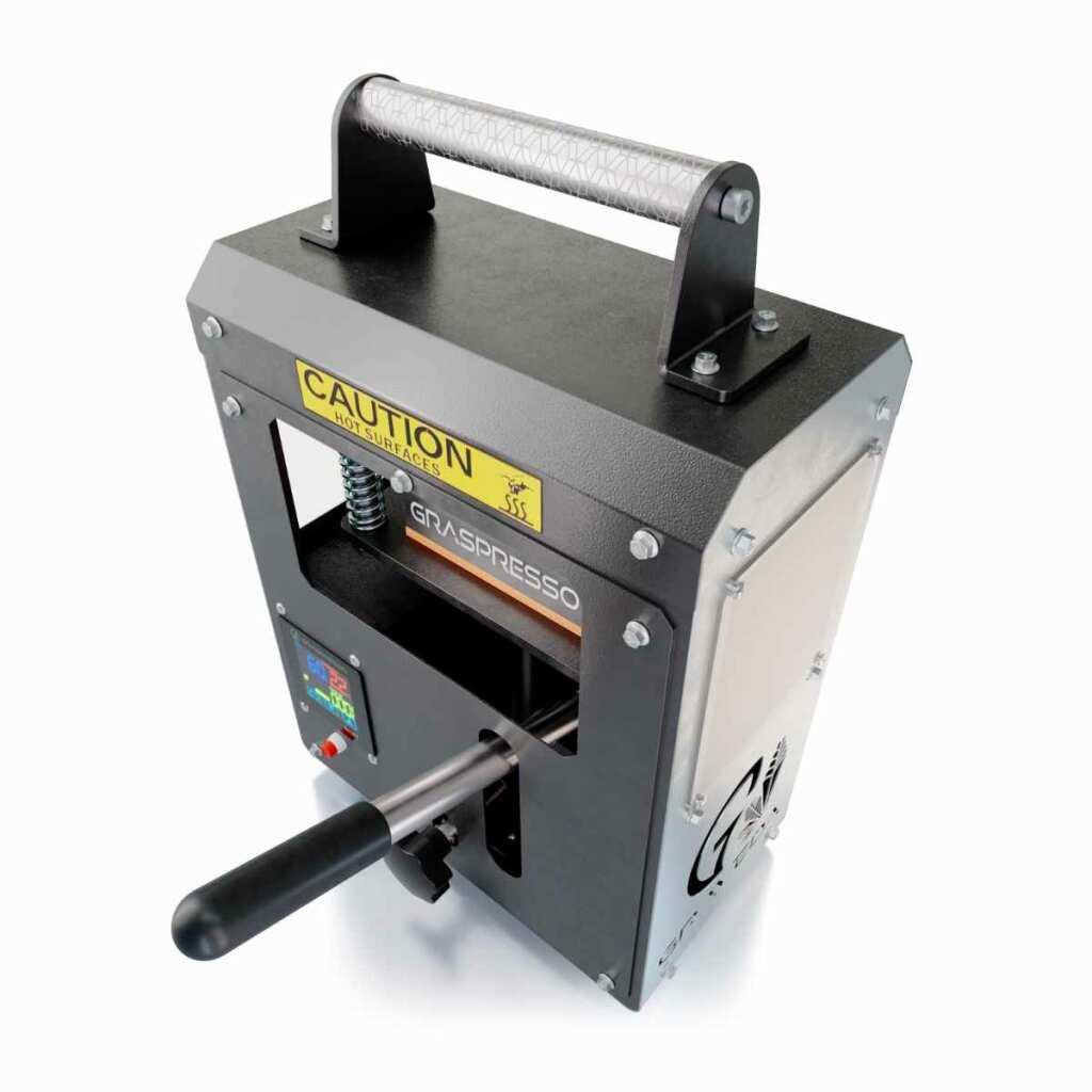 Graveda Graspresso Rosin Presse | hydraulisch | Platten 12x6cm | 5 Tonnen – Bild 4