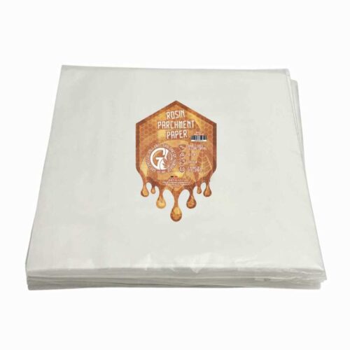 Graveda Rosin Press Pergamentpapier | Doppelseitig mit Silikon | 30x15cm | Grammatur 80 gsm | 20 Stück