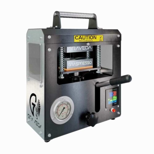 Graveda Graspresso Rosin Presse | hydraulisch | Druckanzeige | Platten 12x6cm | 7 Tonnen
