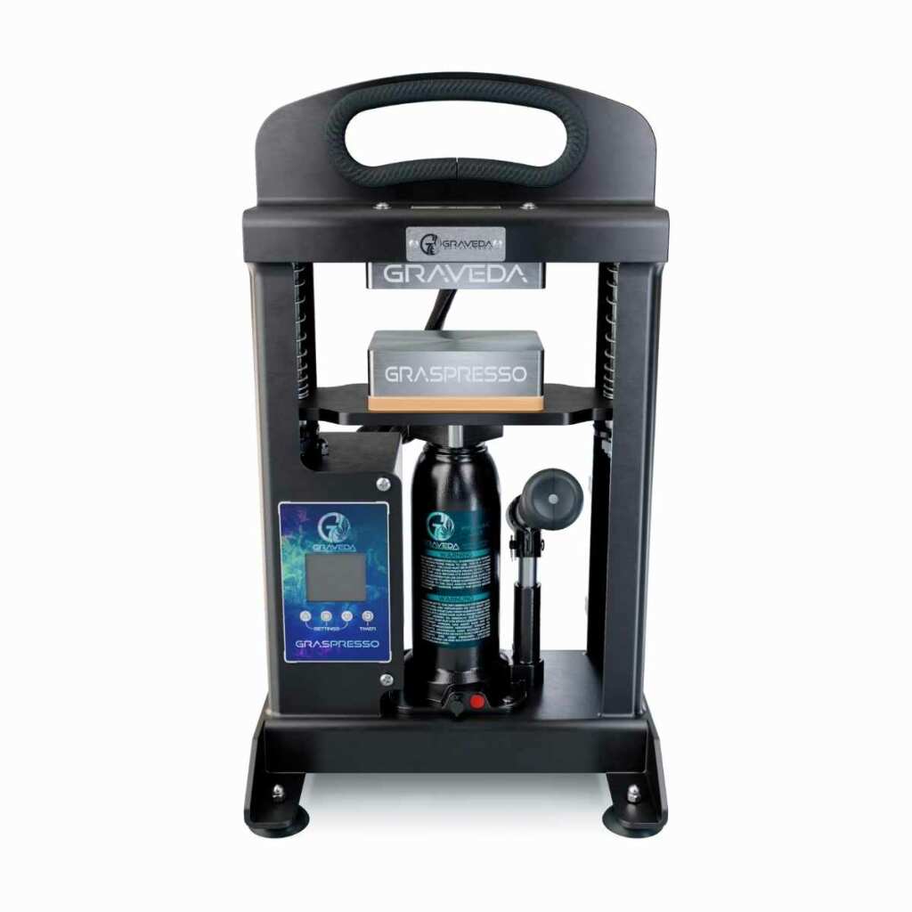 Graveda Graspresso Rosin Presse | hydraulisch | Platten 10x7,5cm | 3 Tonnen – Bild 3