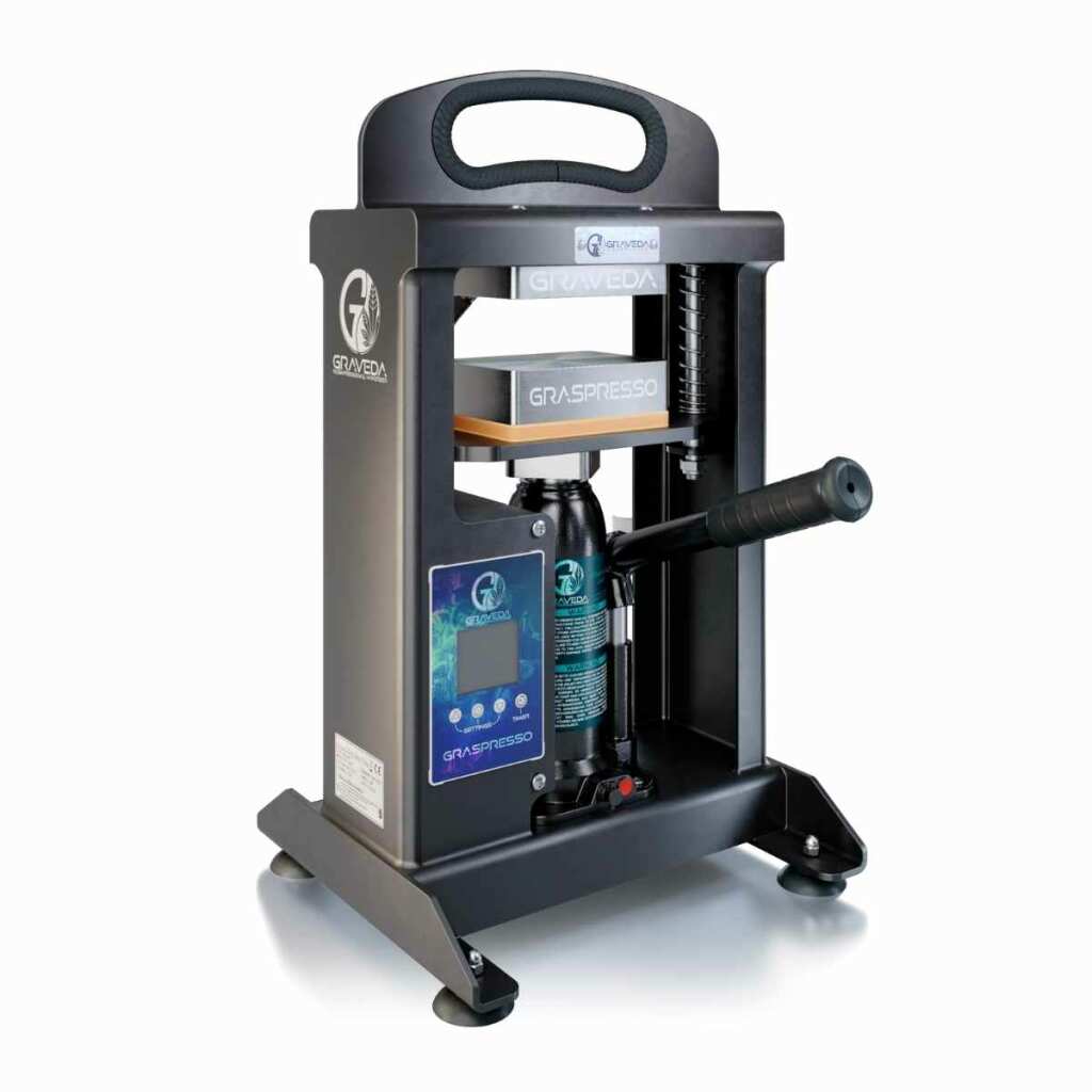 Graveda Graspresso Rosin Presse | hydraulisch | Platten 10x7,5cm | 3 Tonnen – Bild 4