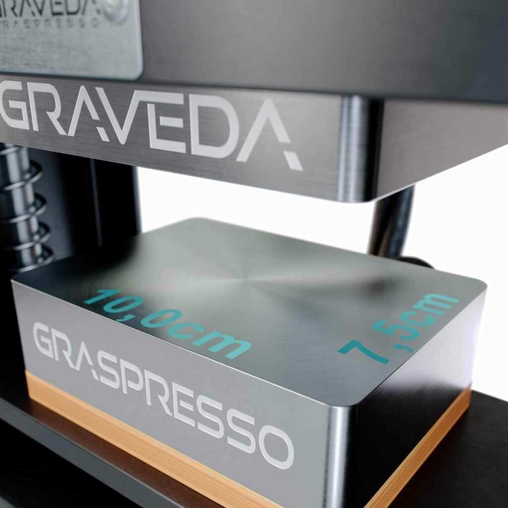 Graveda Graspresso Rosin Presse | hydraulisch | Platten 10x7,5cm | 3 Tonnen – Bild 5