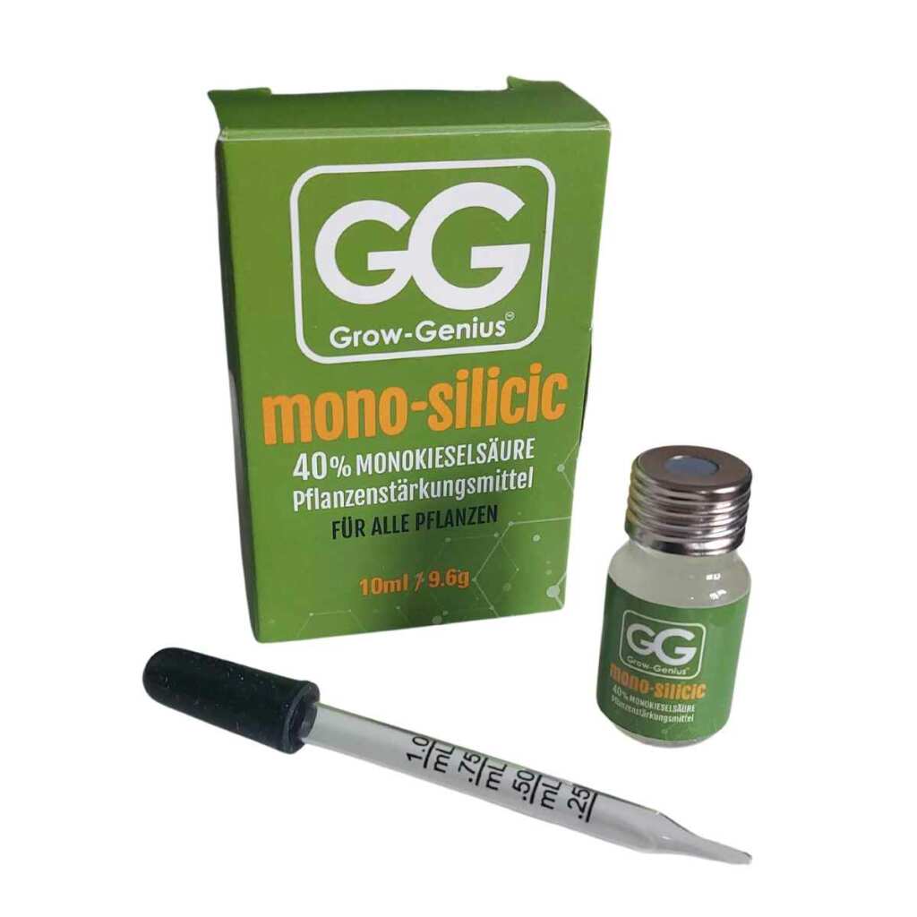 Grow Genius | Silizium Dünger Monokieselsäure (40%) | 10ml mit Pipette – Bild 2