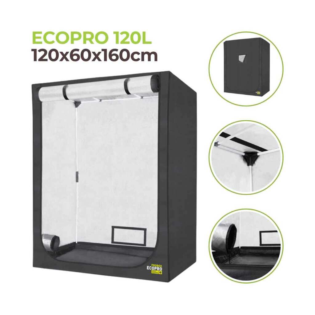 Growbox 120x60x160 cm | PROBOX ECOPRO 120L | Garden Highpro – Bild 2