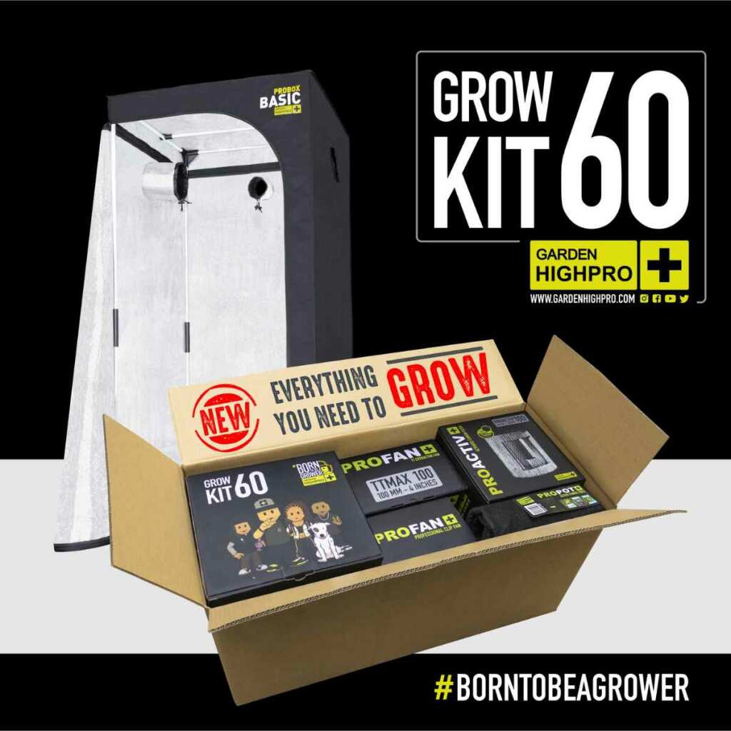 Growbox Set 60 | 60x60x160 cm | LED mit 60 Watt | Garden Highpro – Bild 2