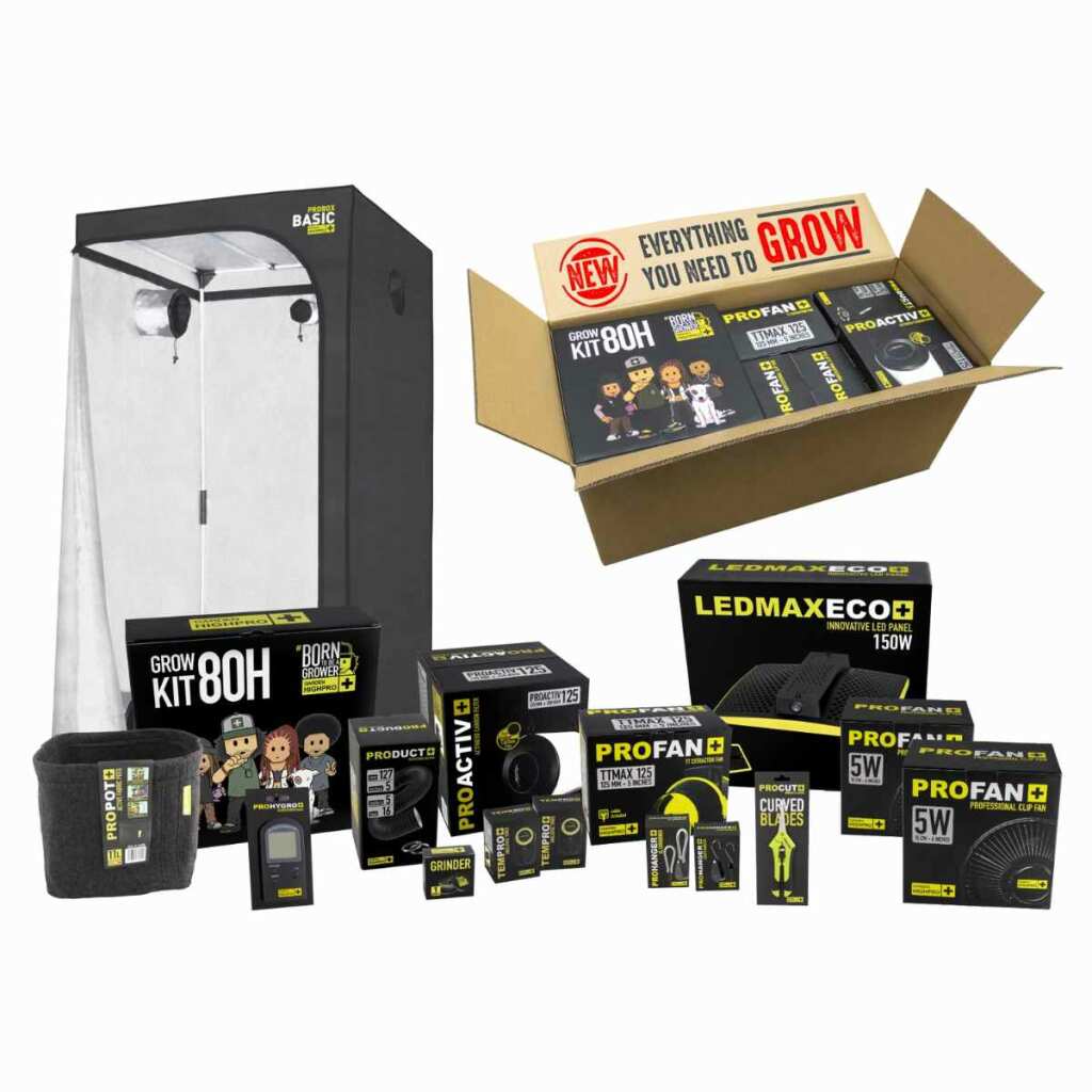 Growbox Set 80H | 80x80x180 cm | LED mit 150 Watt | Garden Highpro – Bild 4