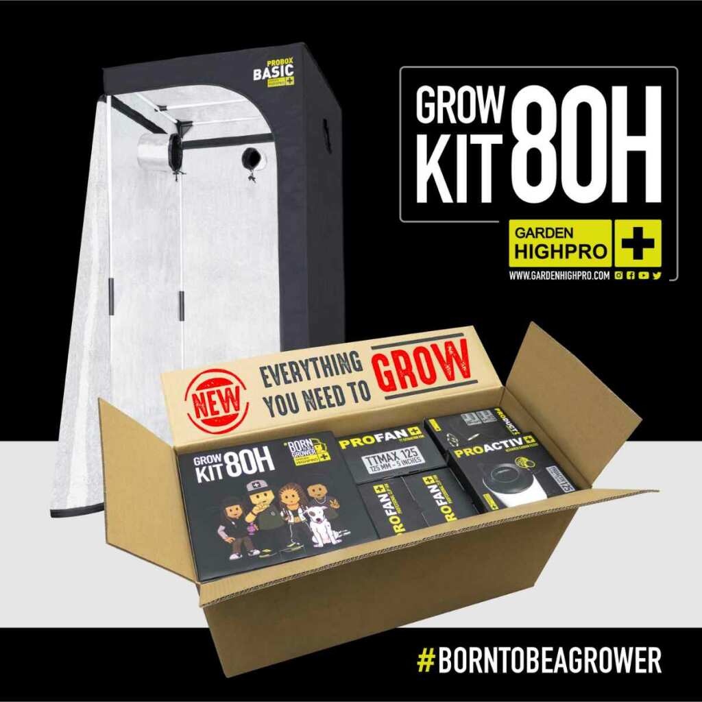 Growbox Set 80H | 80x80x180 cm | LED mit 150 Watt | Garden Highpro – Bild 5