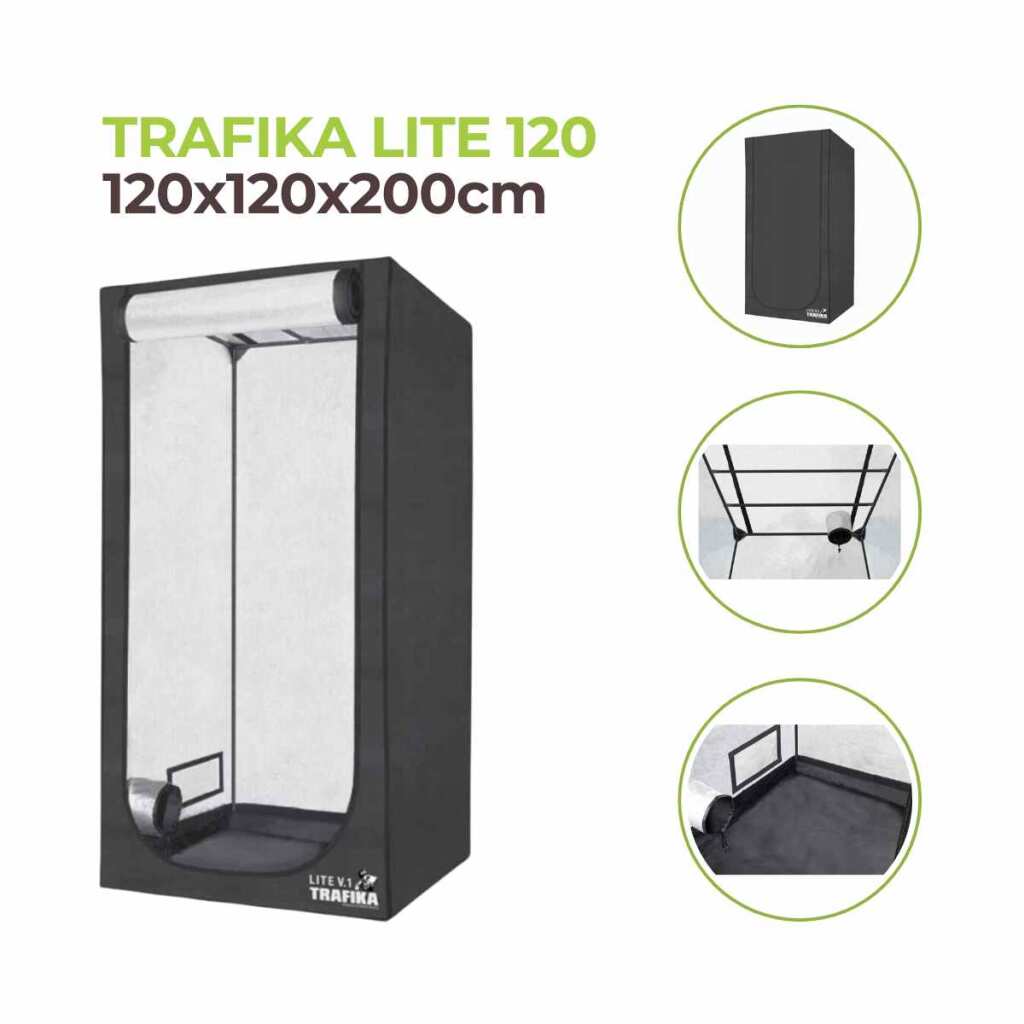 Growzelt 120x120x200cm | Trafika Lite 120 – Bild 2