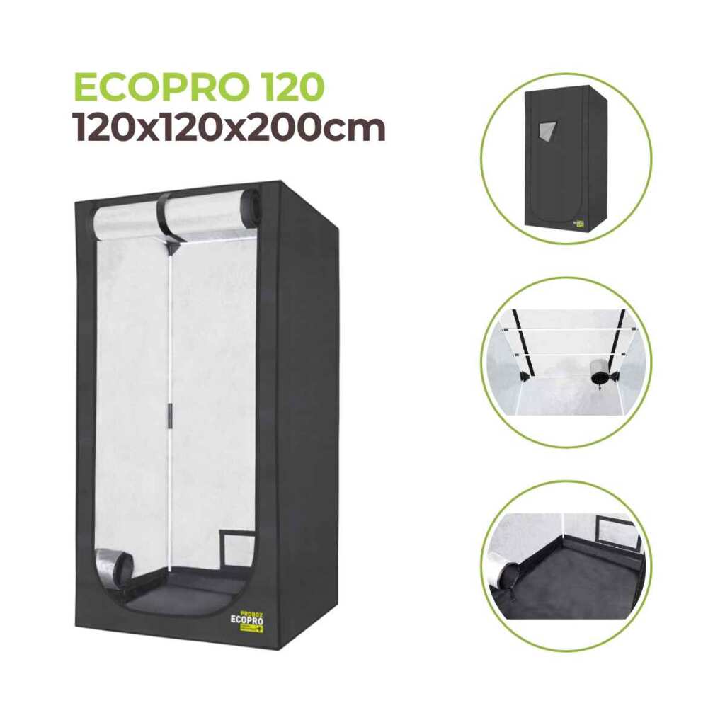 Growbox 120x120x200 cm | PROBOX ECOPRO 120 | Garden Highpro – Bild 2