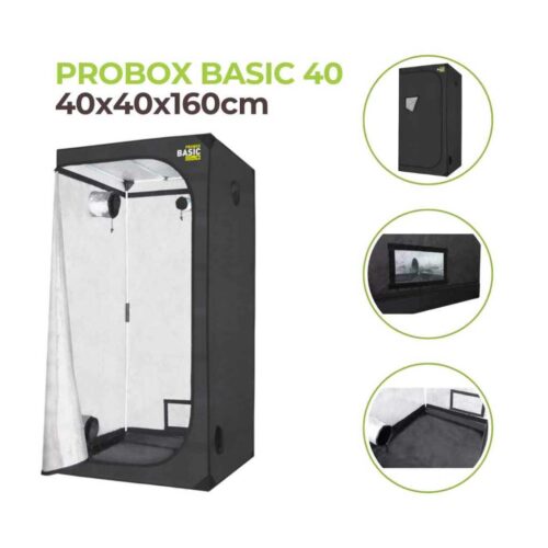 Growbox 40x40x160 cm | PROBOX BASIC 40 | Garden Highpro