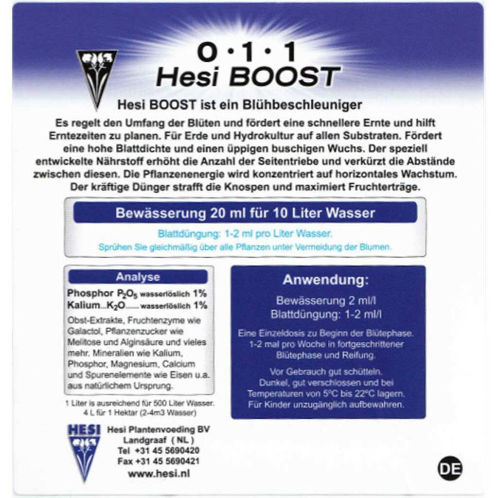 Hesi Boost | Blütezusatz | 1 Liter – Bild 2