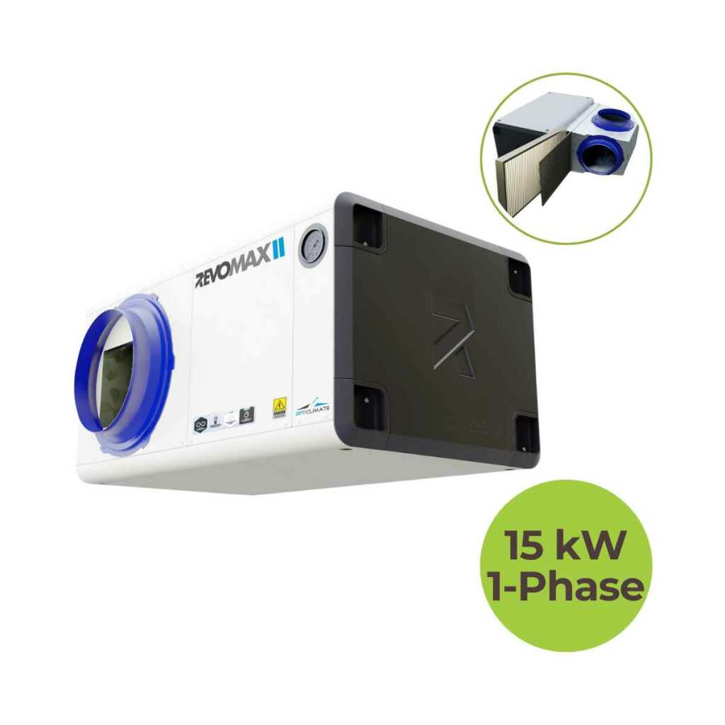 OptiClimate 15000S Revomax II | 15 kW Inverter-Klimasystem Single-Phase | Wassergekühlt