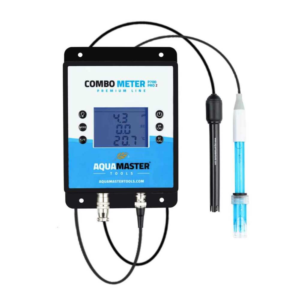 Aqua Master Tools | pH, EC, TDS & PPM - Monitormessgerät | P700 Pro 2 (Combo)