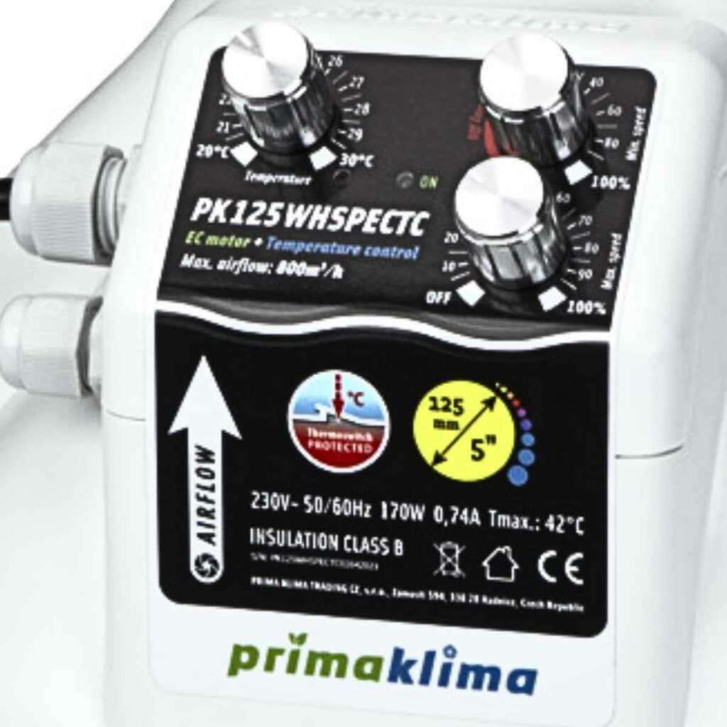 Prima Klima PK125-WHSP EC-TC | 800m³h | Ø125mm | klima geregelt – Bild 2