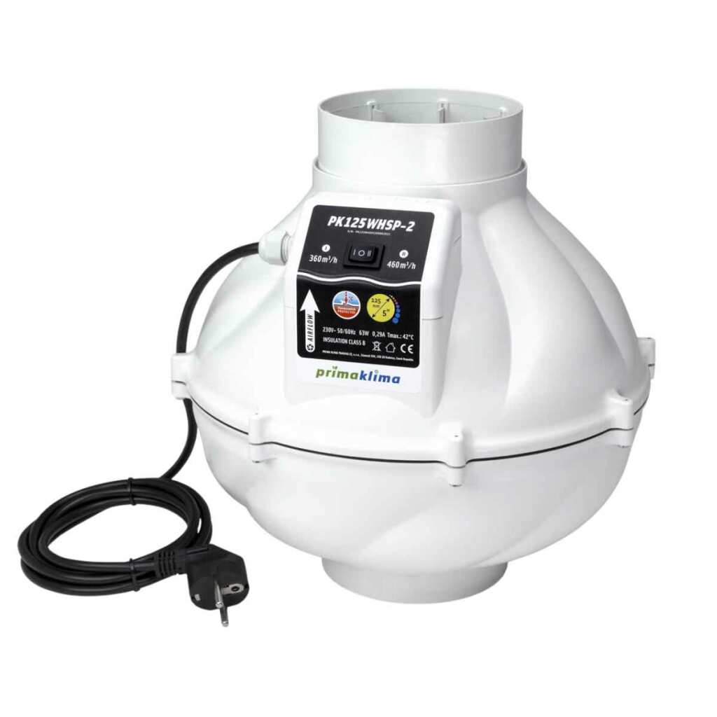 Prima Klima PK125WHSP-2 | 460 und 360 m³h | Ø125mm