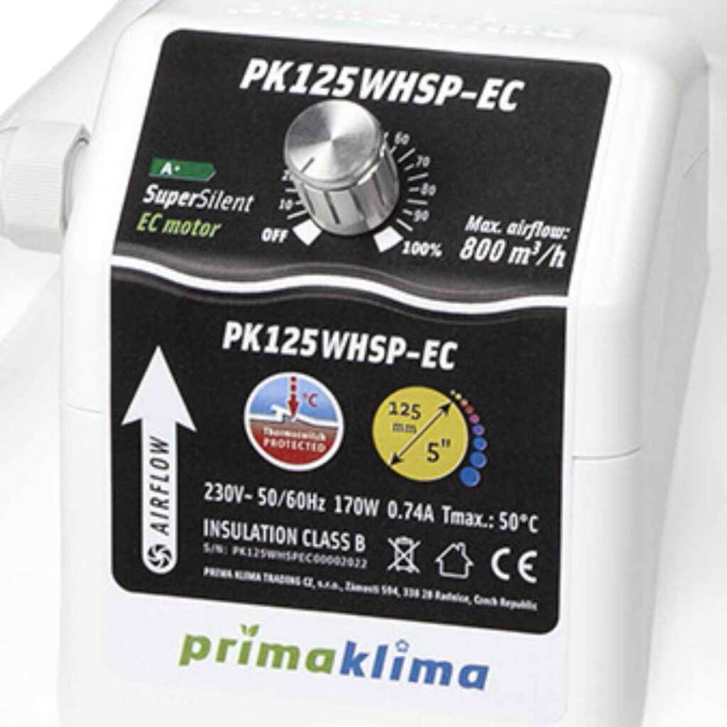 Prima Klima PK125WHSP-EC | 800m³h | Ø125mm – Bild 2