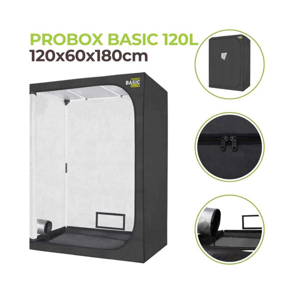 Growbox 120x60x180 cm | PROBOX BASIC 120L | Garden Highpro – Bild 2
