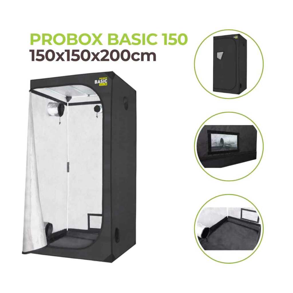 Growbox 150x150x200 cm | PROBOX BASIC 150 | Garden Highpro – Bild 2