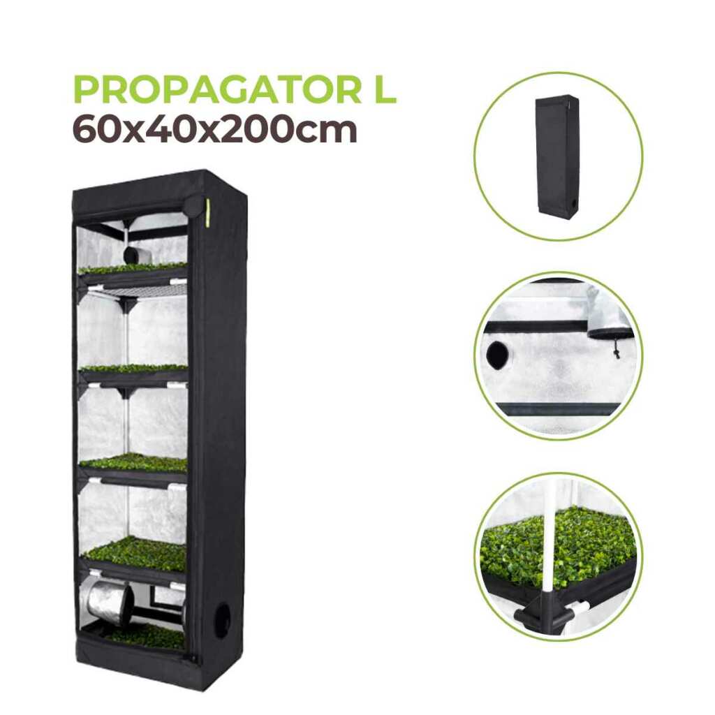 PROPAGATOR L | 60x40x200 cm | Anzuchtbox | Garden Highpro – Bild 2