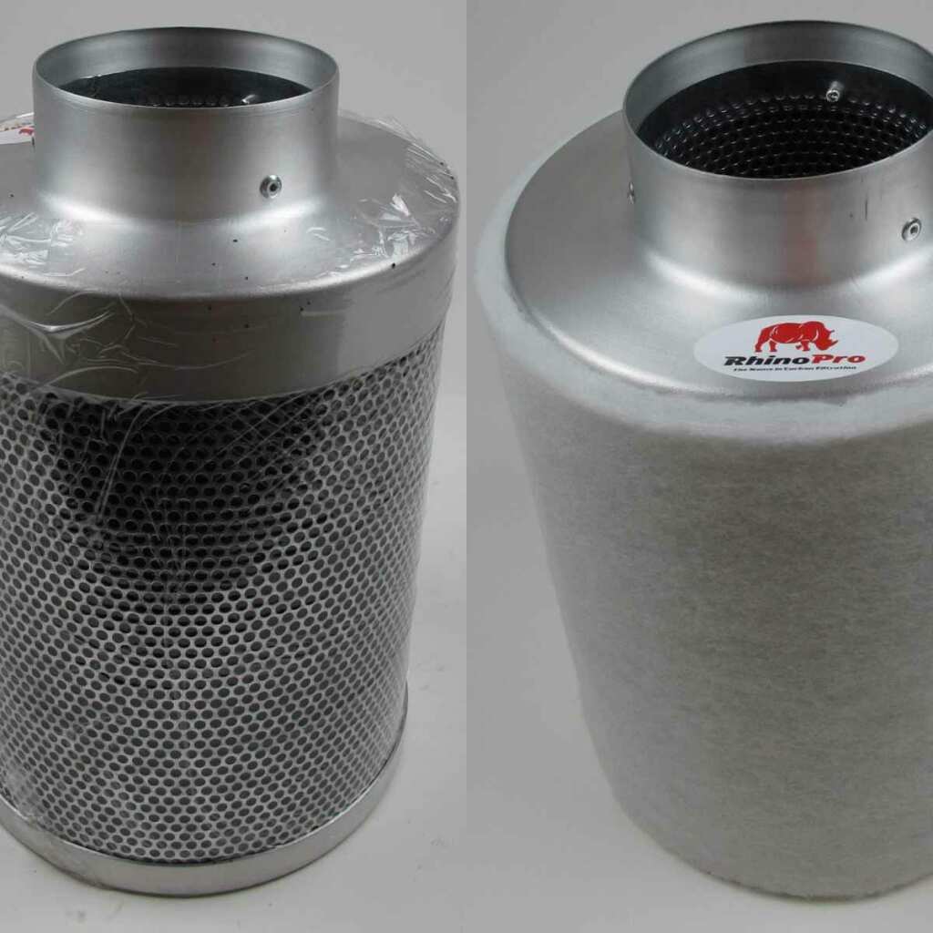 Rhino Pro 255 | Ø100mm | 200-300m³/h | Aktivkohlefilter 100mm x 200mm – Bild 5