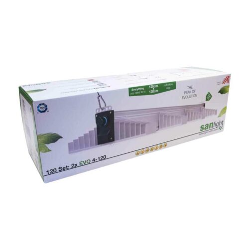 SANlight EVO LED Set 120 1.5 | Lampenaufhängung | Dimmer und Kabel | 530 Watt | 1450 µmol/s