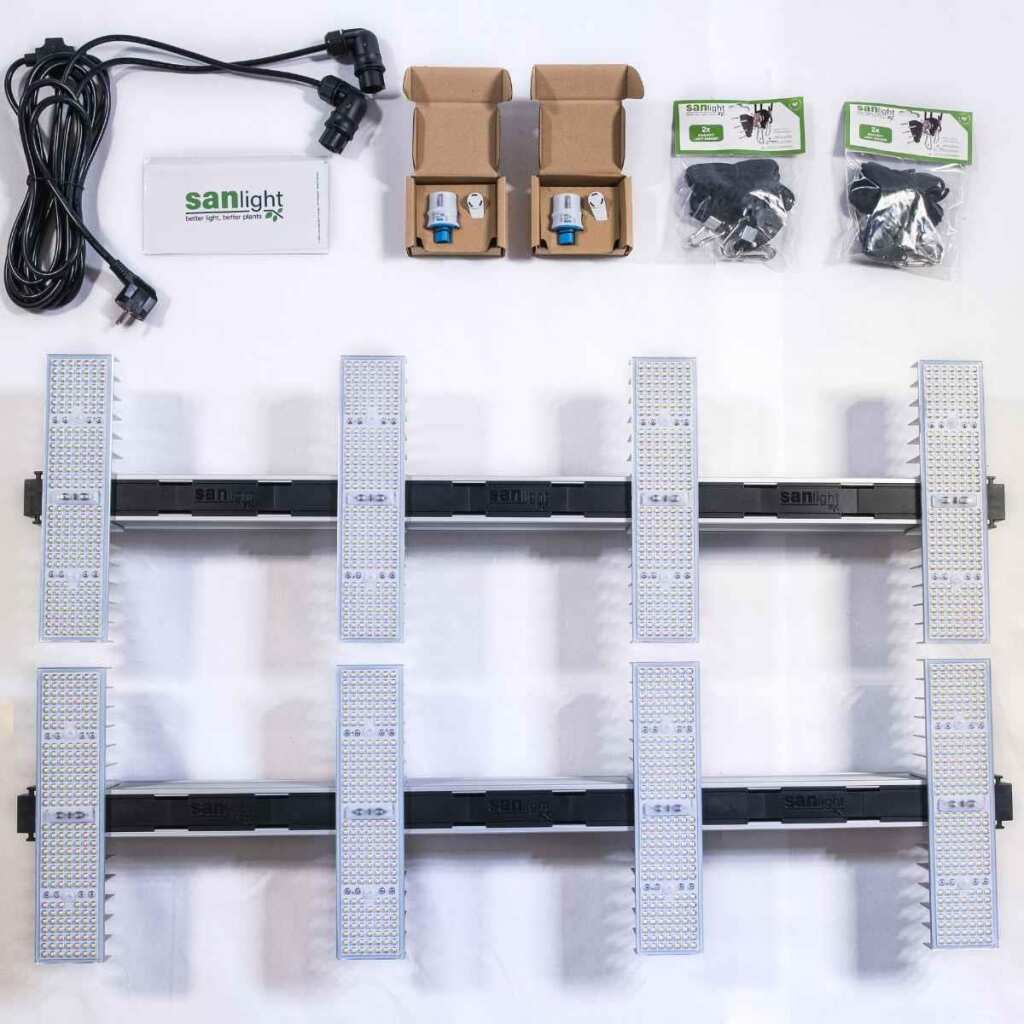 SANlight EVO LED Set 120 1.5 | Lampenaufhängung | Dimmer und Kabel | 530 Watt | 1450 µmol/s – Bild 3