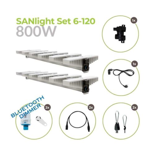 SANlight Set 2x EVO 6-120 | Bluetooth | 800 Watt