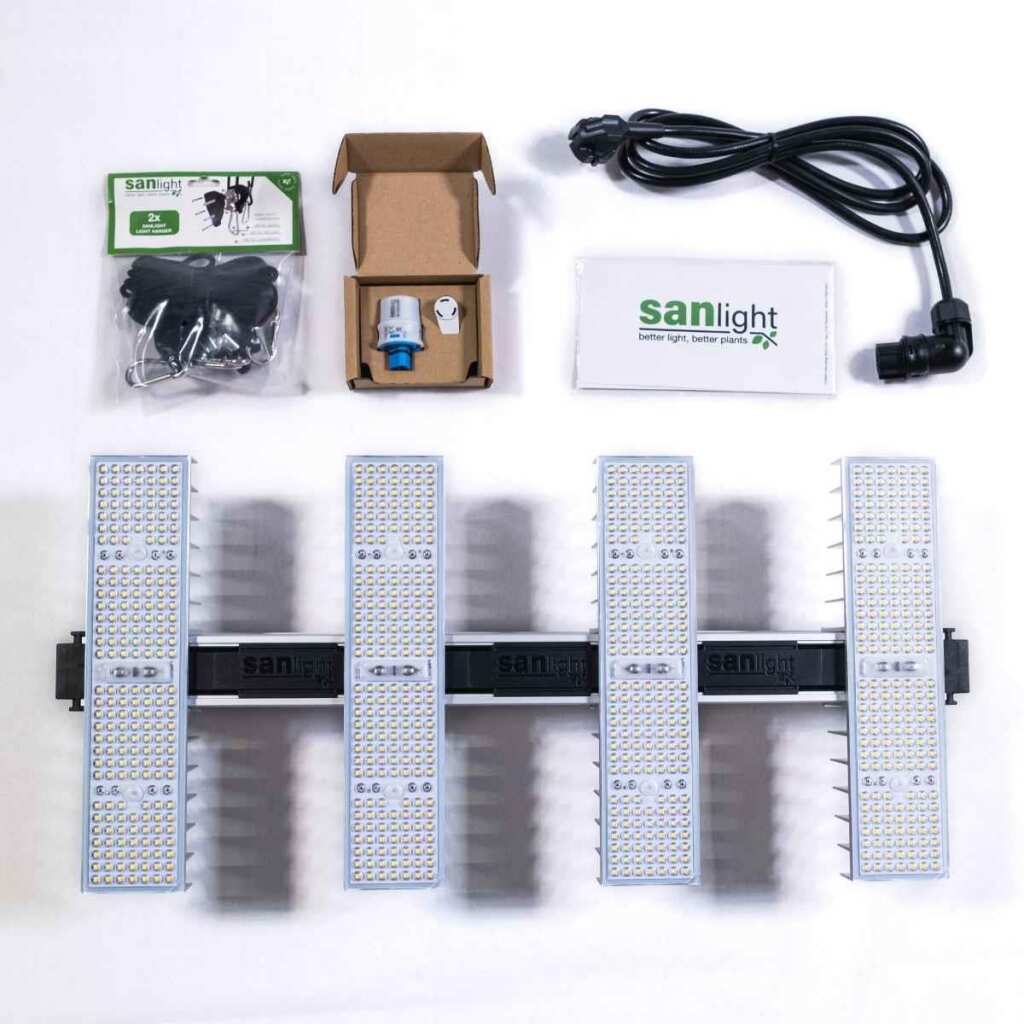 SANlight EVO LED Set 80 1.5 | Lampenaufhängung | Dimmer und Kabel | 265 Watt | 725 µmol/s – Bild 2