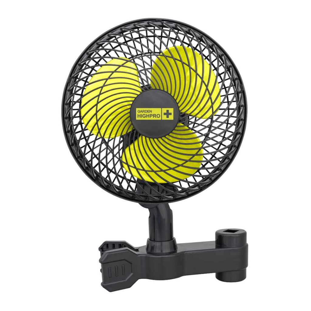 Schwenkventilator 20 Watt | Ø20cm mit Stangenclip | PROFAN | Garden Highpro