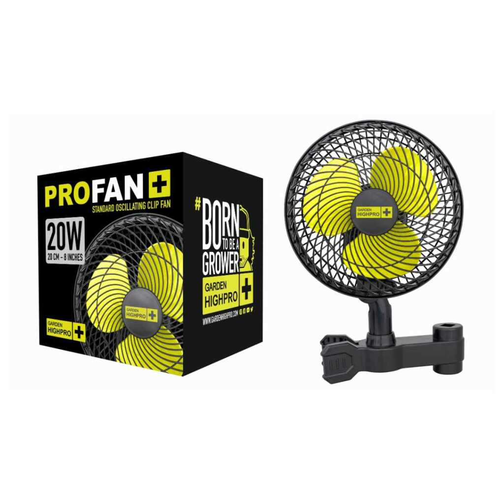 Schwenkventilator 20 Watt | Ø20cm mit Stangenclip | PROFAN | Garden Highpro – Bild 3