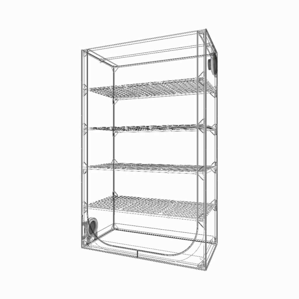 Secret Jardin Dark Propagator DP120 Rev. 4.0 | 120x60x190cm – Bild 3